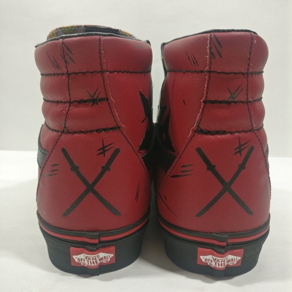Vans SK8-HI Marvel Deadpool Leather Limited - Picture 6 of 8